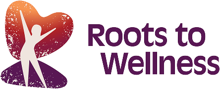 Vibrant wellness brand logo illustration